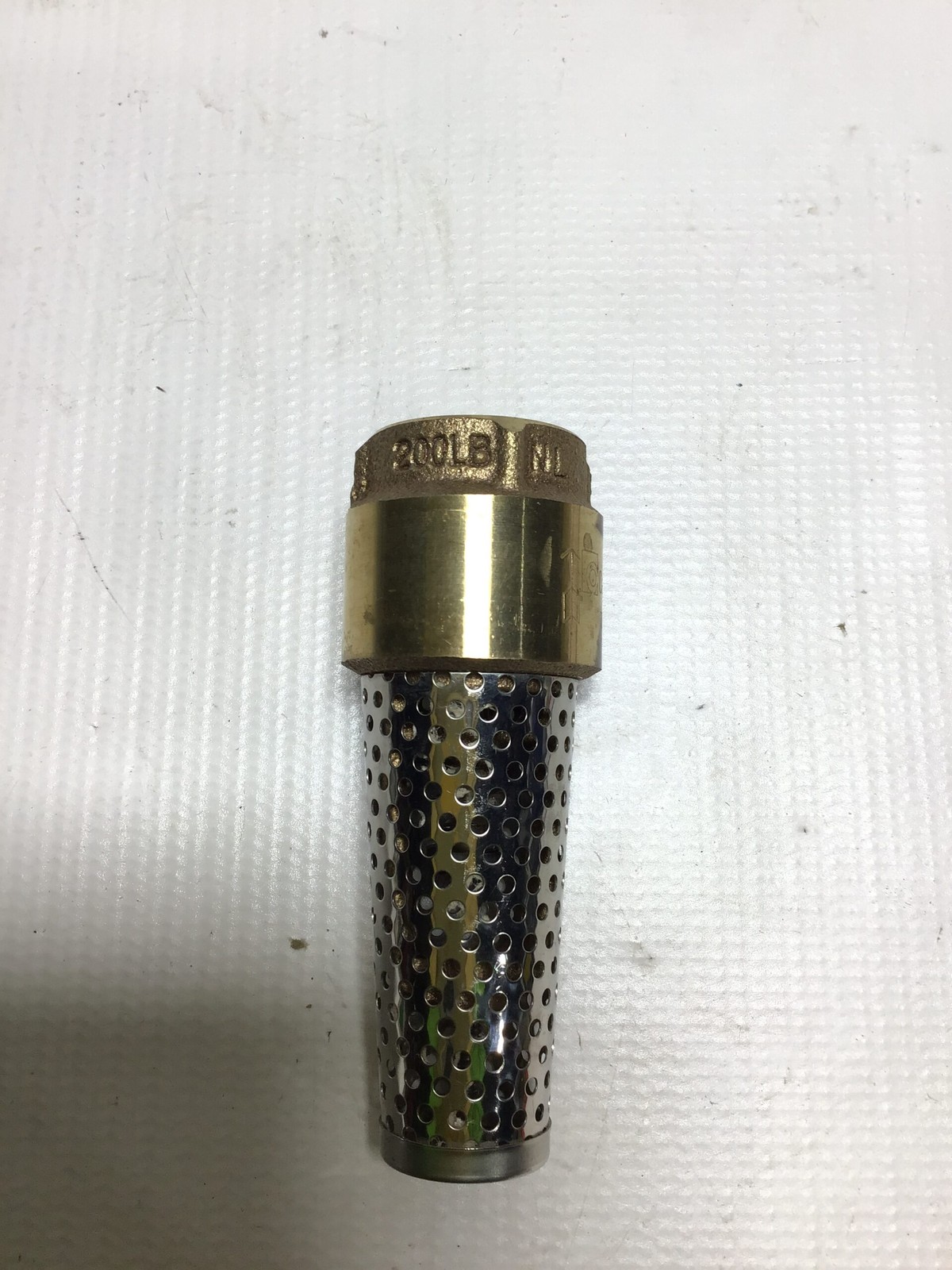 Campbell FV-4T Lead Free Abrasion Resistant Foot Valve 1"