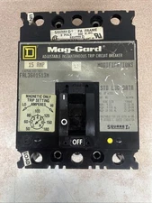Square-D Mag-Gard Adjustable Instantaneous Trip Circuit Breaker FAL3601513M