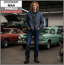 STOOKER FRISCO | deep blue | HERREN | Denim Stretch | Jeans Hose