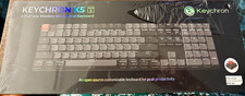 Keychron K5 V2 Wireless Mechanical Keyboard White Backlight Red Switch NEW