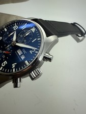 2022 IWC Pilot Blue Dial 41mm Steel Auto Leather Watch IW388102 *2025 Service* 5