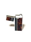 Estate Vintage Penguin Sharp Lighter Tortoise Shell Lacquer Finish Japan As Is — photo 9