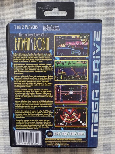 THE ADVENTURES OF BATMAN & ROBIN Sega Mega Drive Deutsch mit OVP und Anleitung - Bild 3 von 3