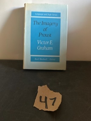 The Imagery of Proust Victor E. Graham 1966 First Edition Basil Blackwell