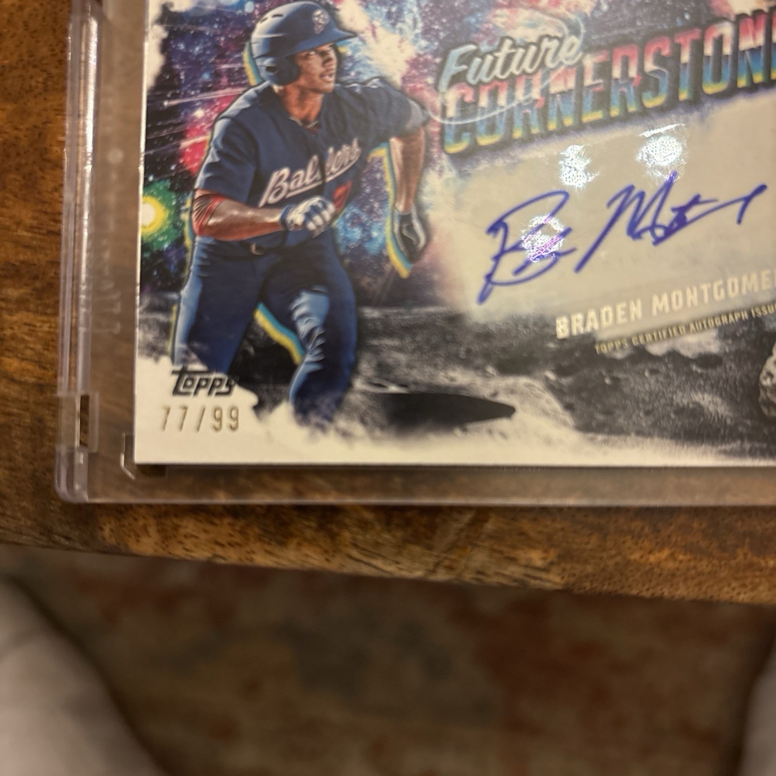 Braden Montgomery Auto 2025 Topps Pro Debut - Future Cornerstones Autographs /99