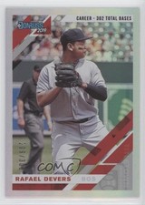 2019 Panini Donruss Variation Career Stat Line /302 Rafael Devers (Fielding) hg4