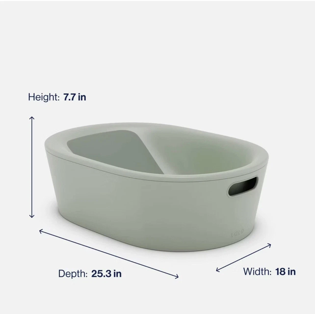 Lalo 3-in-1 Bath Tub - Sage
Opens in a new window or tab