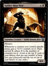 Spider-Man Noir 67 Uncommon Marvel's Spider-Man Magic: The Gathering Near Mint