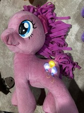 My Little Pony Pinkie Pie Light Up Plush 12  Music Balloons EUC