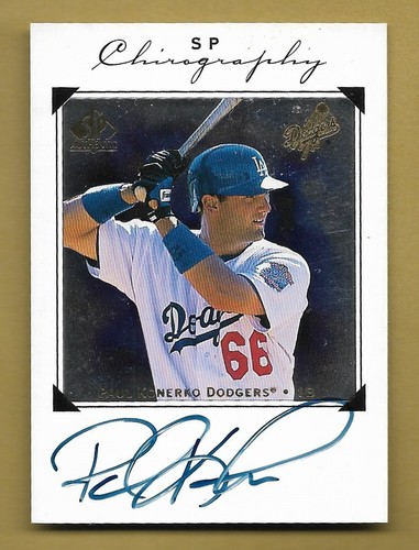 Paul Konerko #PK 1998 SP Authentic Chirography card