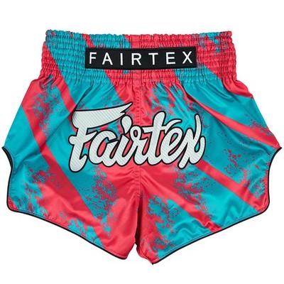 Fairtex Muay Thai Shorts, BS1929, Street King, rot-blau