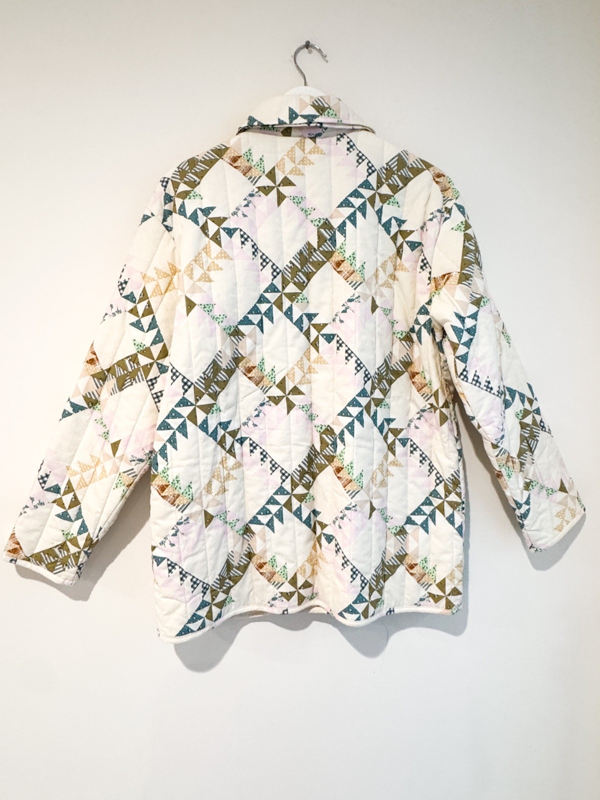 Universal Thread Quilted Patchwork Jacket, Size M - image 9