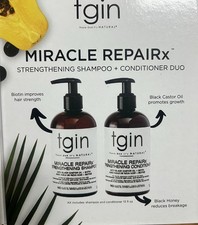tgin Miracle Repairx Strengthening Shampoo  Conditioner set Biotin