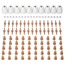 110PCS PT31 Plasma Cutting Consumables for CUT-45 CUT-50 MIG205