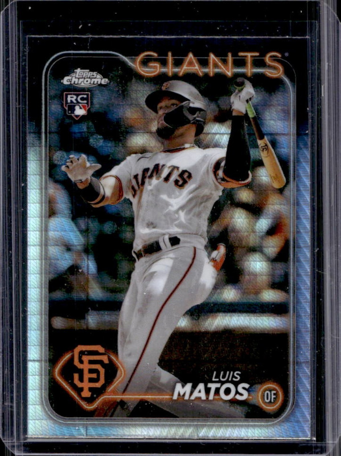 2024 Topps Chrome Luis Matos RC Prism Refractor Rookie #270 Giants