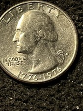 1776-1976 D US Bicentennial Quarter, rare rempli comme neuf marque régulière