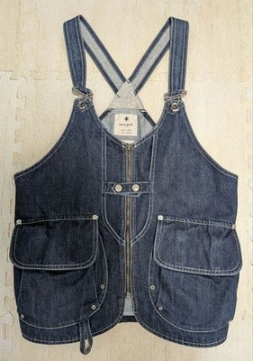 Snow Peak TAKIBI Denim Vest M Fire Resistant Outdoor Camping Japan