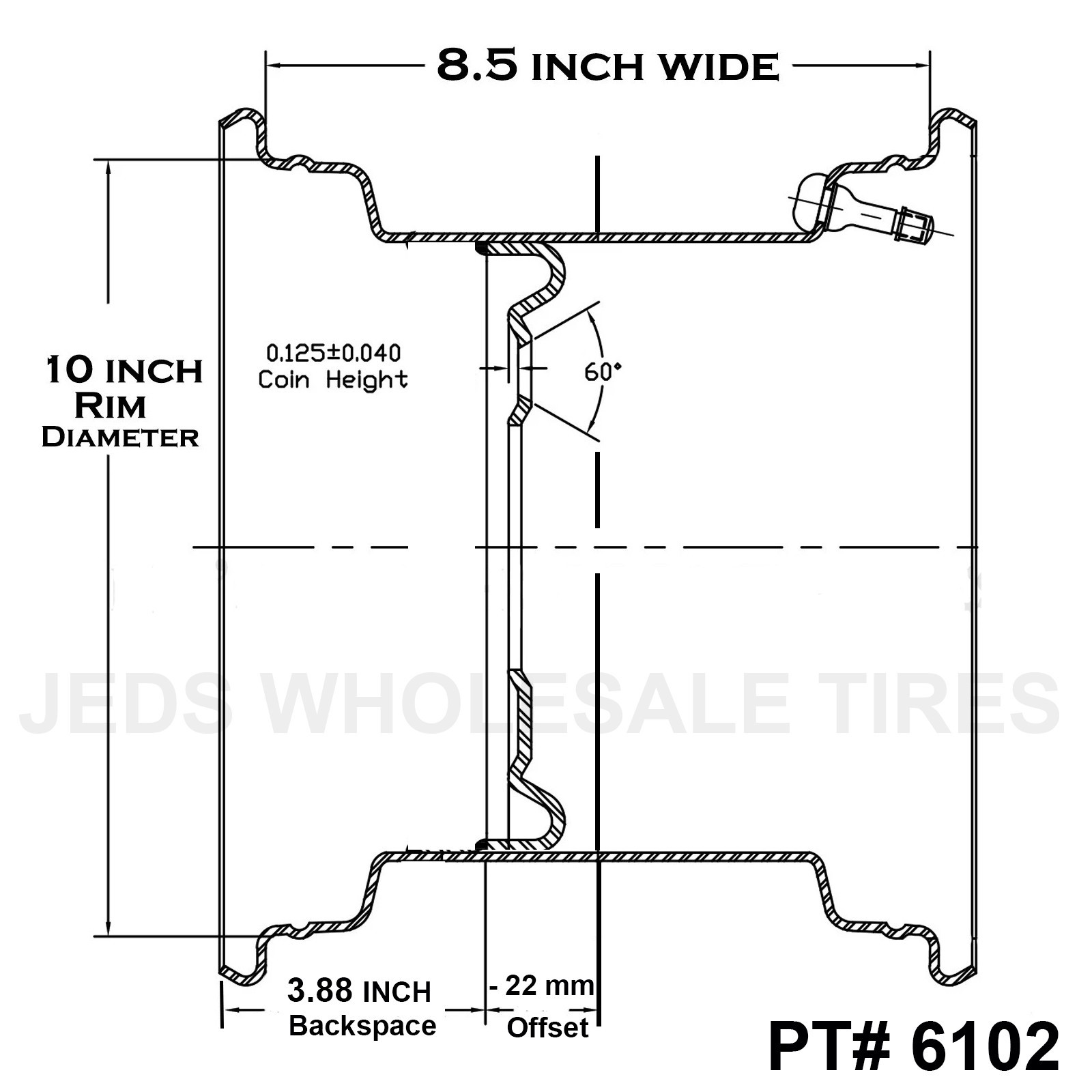 Zero Turn Mower RIM WHEEL 10x8.5 5/4.5 for 20x10-10 20x11-10 20x12-10 tire size