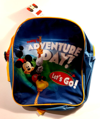 Disney - Mickey Mouse - Rucksack - blau + Motiv - Kinder Rucksack - neu