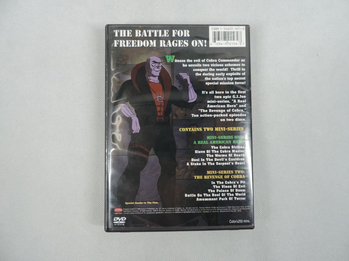 G.I. Joe Real American Hero Mini Series DVD Set Rhinomation