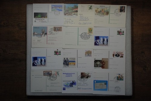 B2 BUND Ganzsachen Lot 85 Stück Sonderpostk., gelaufen, ungel., Sonderst. u.s.w. - Bild 6 von 8