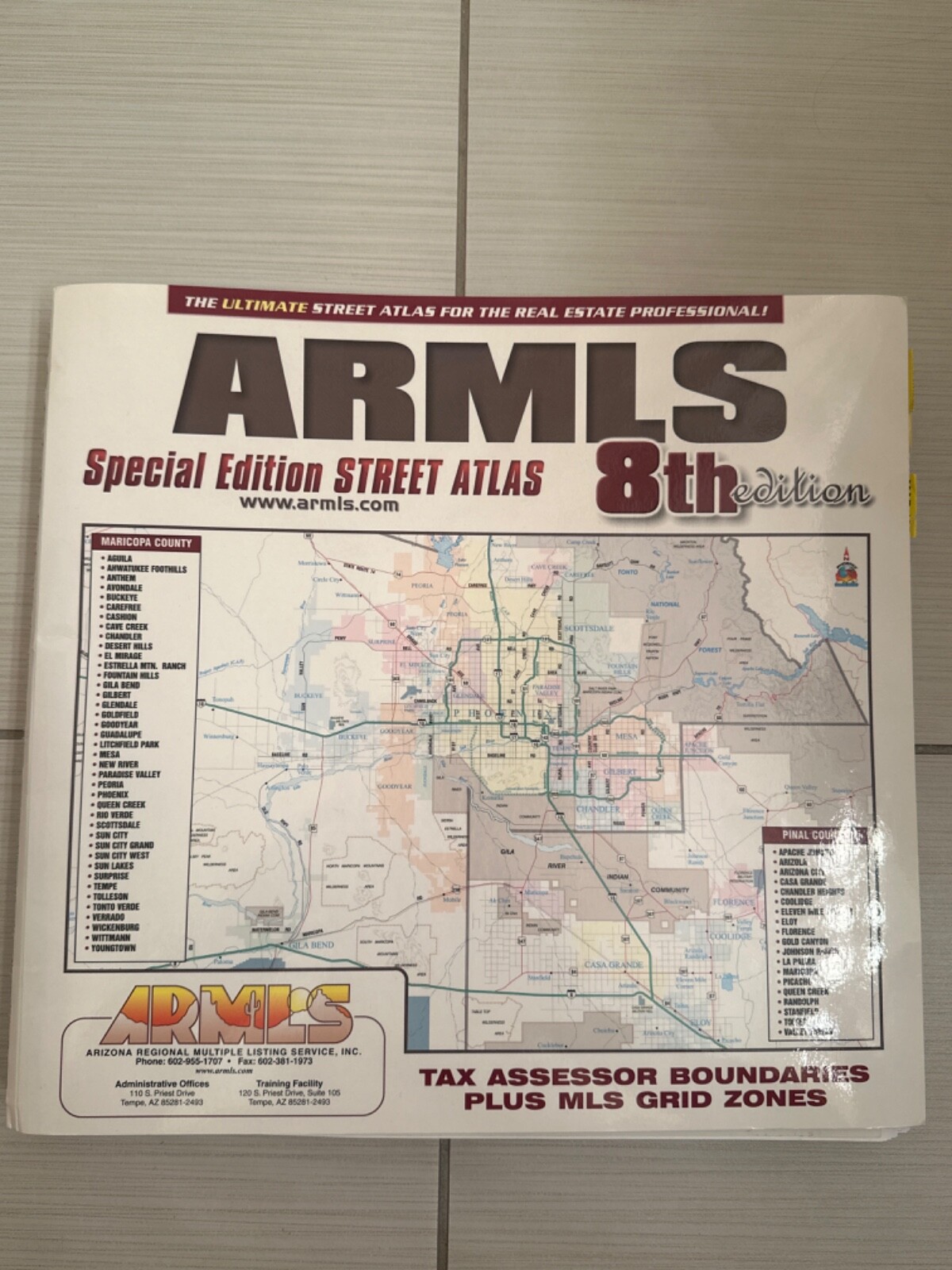 ARMLS Special Edition Street Atlas, Arizona Regional Multiple Listing ...