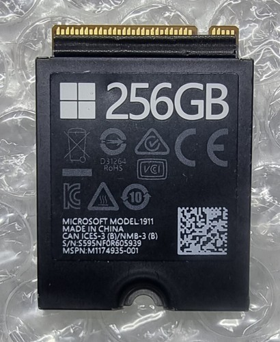 Genuine Microsoft Model 1911 Pcie 256GB M.2 2230 SSD surface Pro tablet Laptop