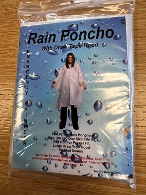 Poncho, wasserdicht, Staydry, Kunststoff