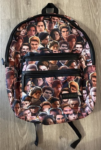 TV Show Riverdale Rucksack Tasche Archie Jughead Doppel Reißverschluss Tasche NEU �� - Bild 1 von 7