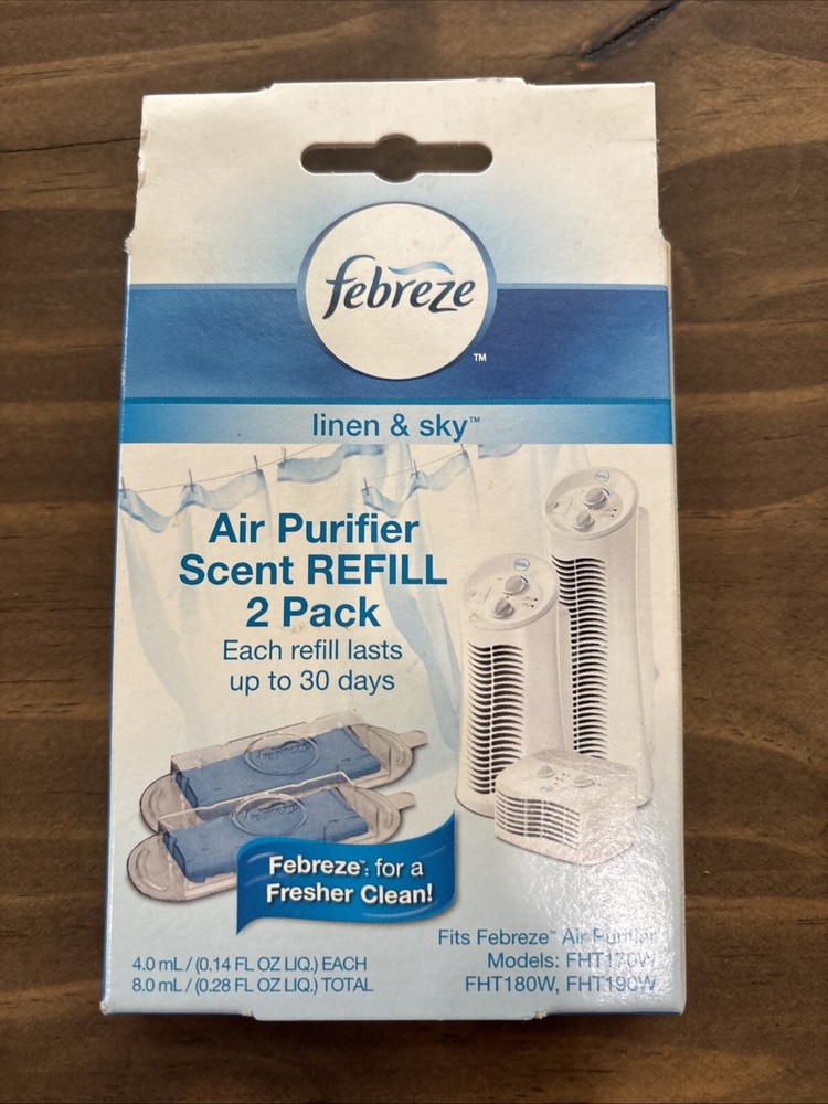 Febreze Air Purifier Linen Refill Scent Cartridge 2 Pack FRF102L