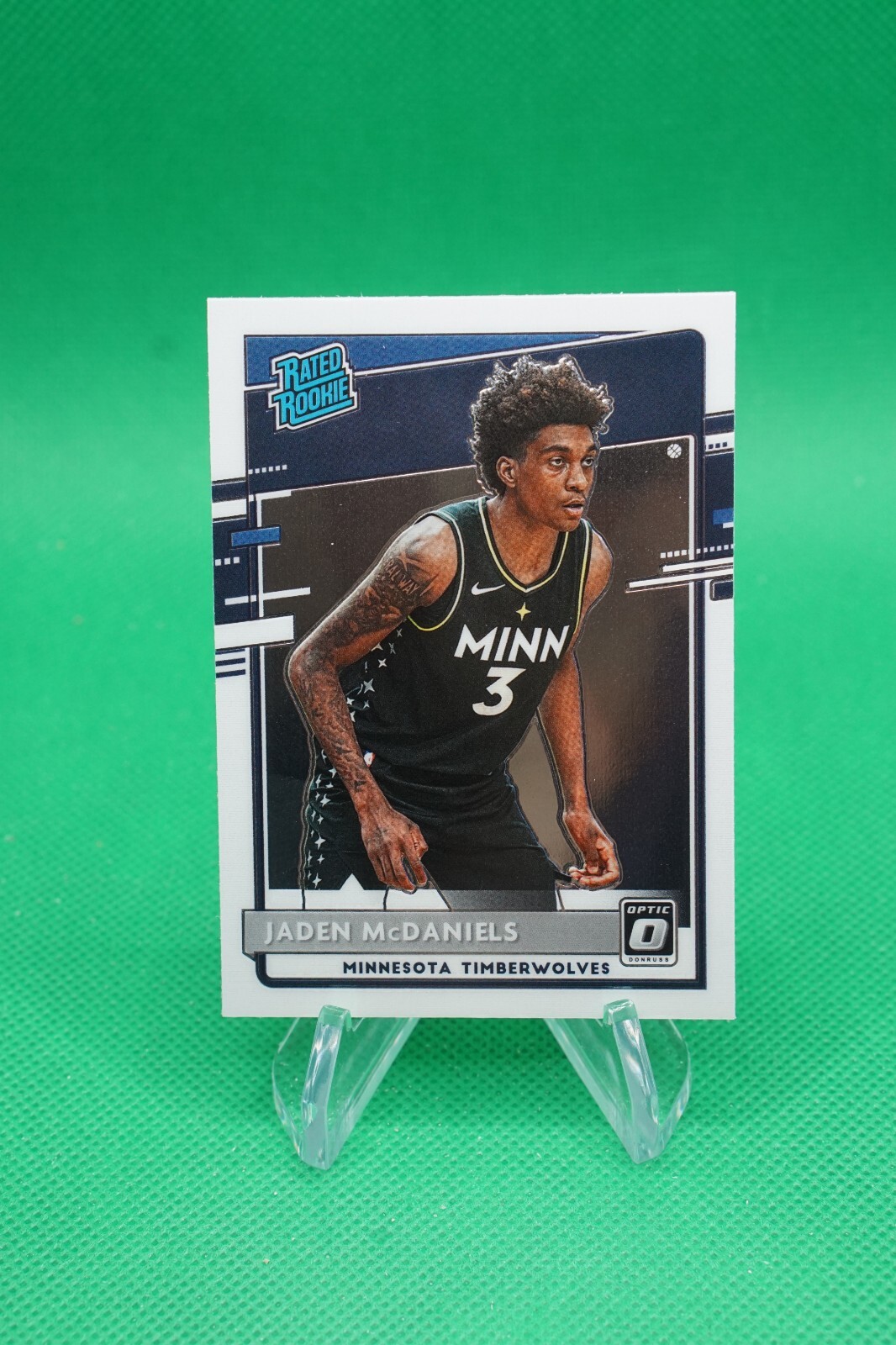 2020-21 Donruss Optic Base Rated Rookies #178 Jaden McDaniels BG6