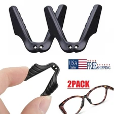 2Pcs Anti-slip silicone Stick On Nose Pads For Eyeglasses Sunglasses Glasses USA