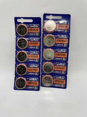 10 x SONY/MURATA CR2032 DL2032 ECR2032 CMOS Lithium 3V Watch Battery Exp 2032
