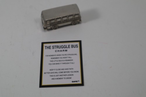 LTOP THE STRUGGLE BUS Pocket figurine charm encouragement for tough times Ganz - Picture 11 of 17