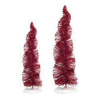 Department 56 Accessories Village Spiral Ruby Trees, 11-inch, Set Of 2, New, Fre on sale Department 56 Accessories Village Spiral Ruby Trees, 11-inch, Set Of 2, New, Fre on sale