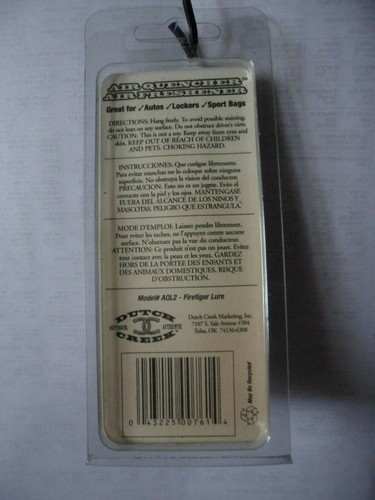 CRANKBAIT FIRETIGER LURE REPLICA CAR/TRUCK HANGING AIR FRESHENER- CINNAMON SCENT - Picture 9 of 9