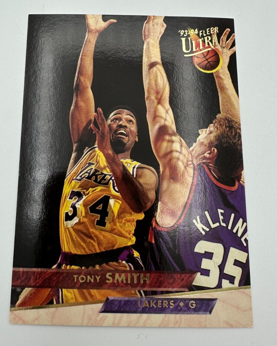 Tony Smith - Los Angeles Lakers - 93-94 Fleer Ultra Card | eBay