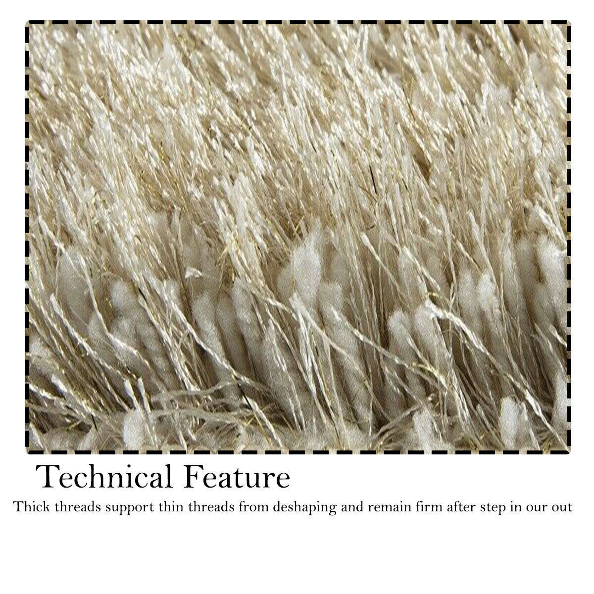 Fluffy Rugs Large Shaggy Non Slip Rug Super Soft Mat Living Room