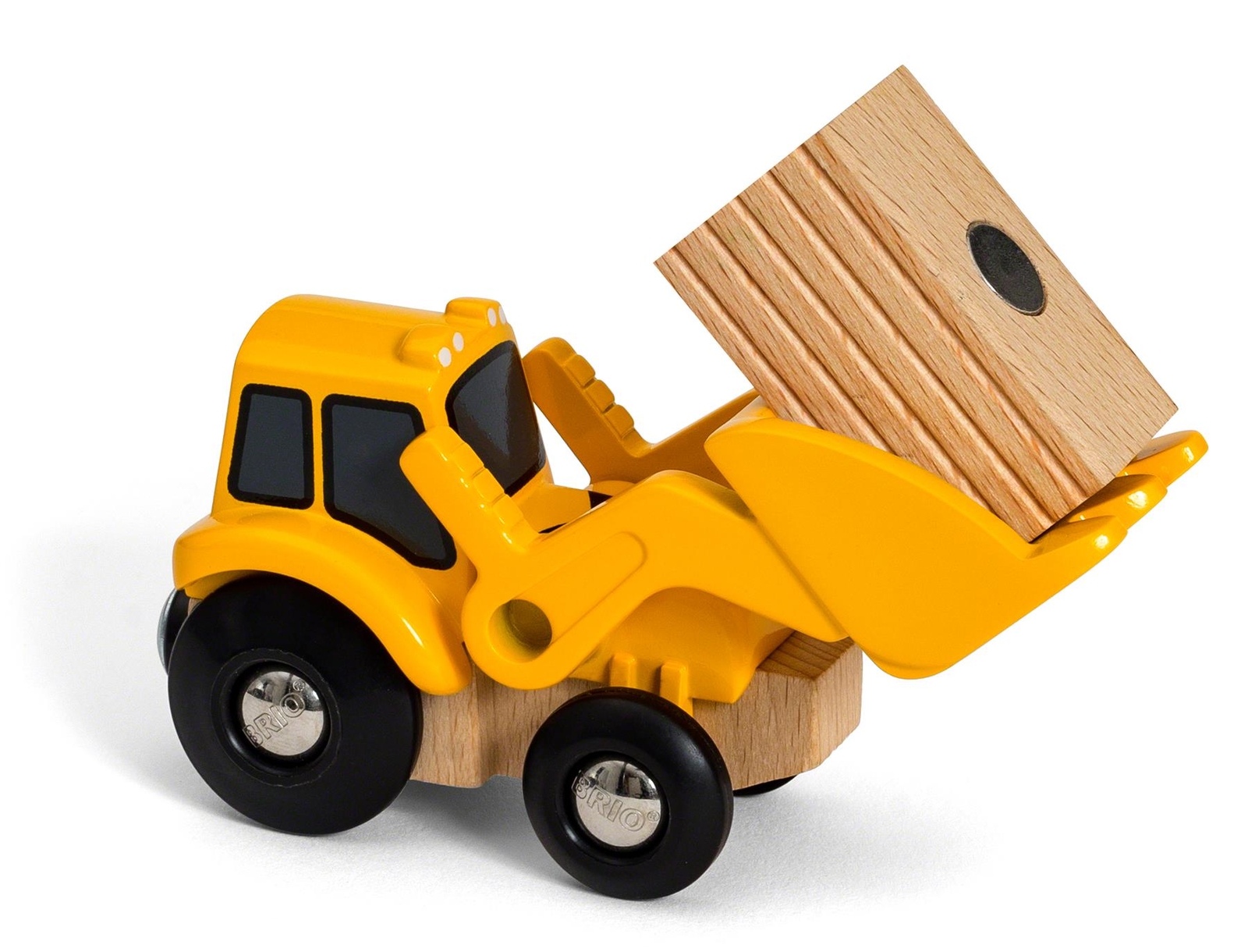 Brio World Tractor Loader Playset Realistic Front Loader For Brio Train Sets Dur - Image 6