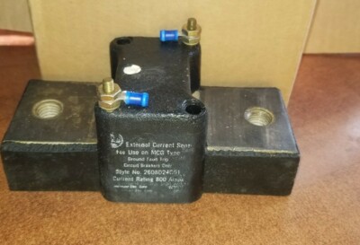 2608D24G01 Westinghouse EXTERNAL CURRENT Neutral Sensor RATING 800 AMPS ...