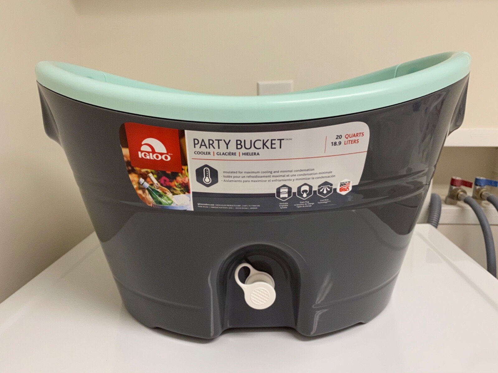 igloo 20 quart insulated party bucket