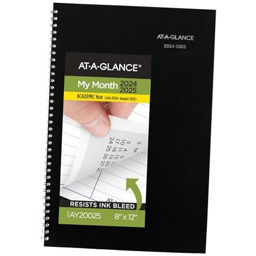 2024-2025 Academic Monthly Planner 8x8.5x12 New Edition-image