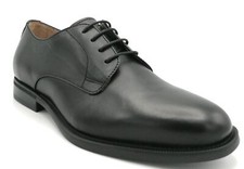 Stonefly 210162 black leather laced shoe rubber bottom