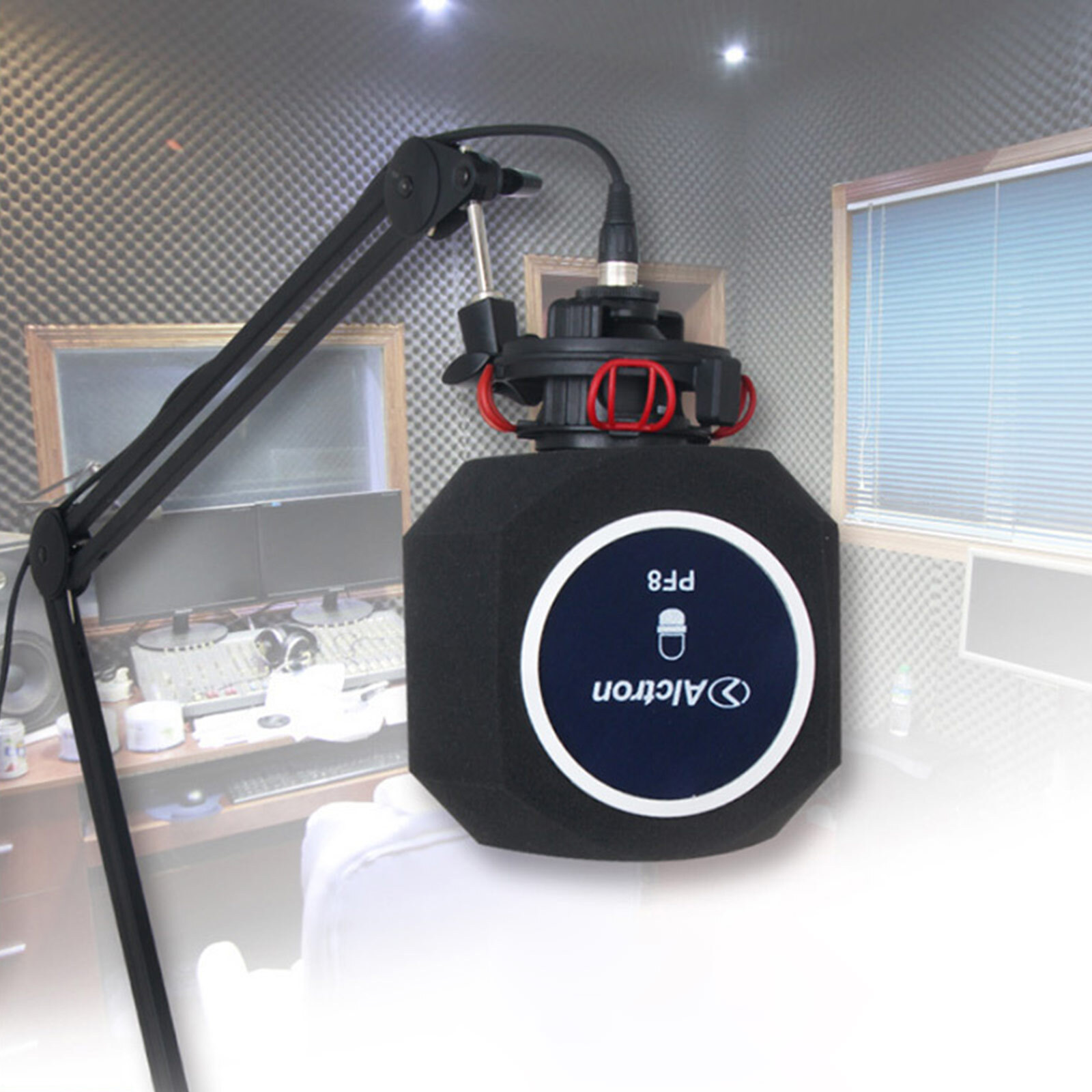Alctron Pf8 Studio Microphones Screen Acoustic Sponge Soundproof Record Filterlh
