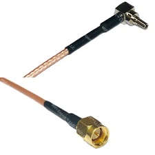 RG316 CRC9 MALE ANGLE to SMA MALE RF Cable Rapid-SHIP LOT