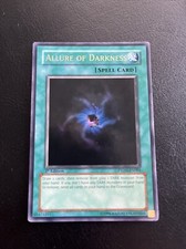 YU GI OH CARTA FASCINO DELL'OSCURITA' ULTRA RARA 1 EDZ PTDN-EN084 DECK OLD MINT