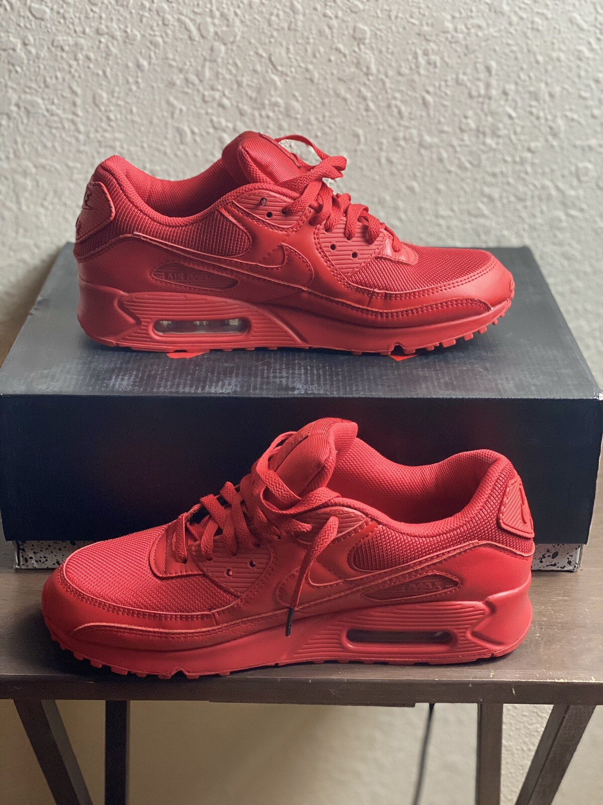 Nike Air Max 90 'Triple Red' Men's Size 