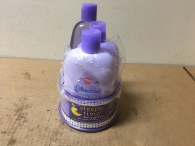 johnson's sleepy time baby gift set
