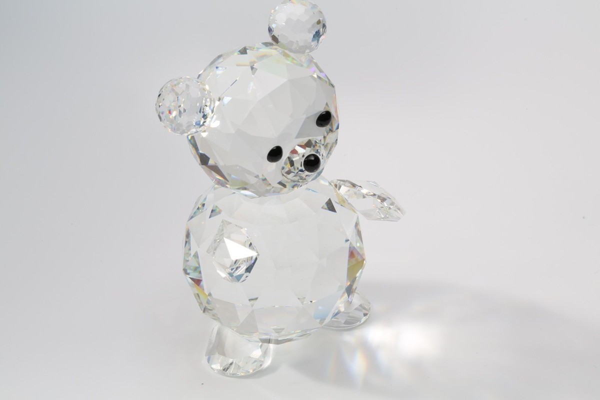 SWAROVSKI SILVER CRYSTAL GIANT BEAR / RETIRED in 1988 / 7637 NR