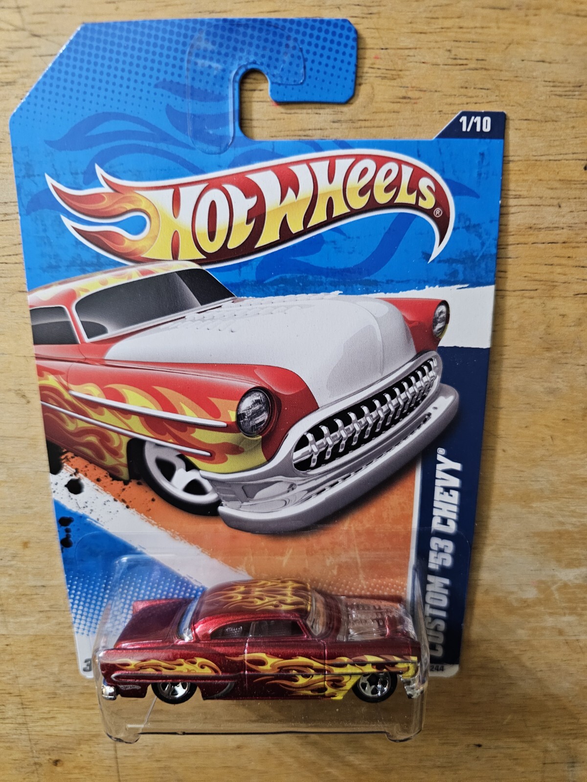 Hot Wheels Custom '53 Chevy, Red; 2011 Heat Fleet Series 1/10